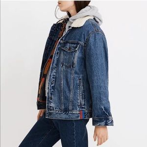 Madewell x Kule • Sherpa-Lined Jean Jacket
